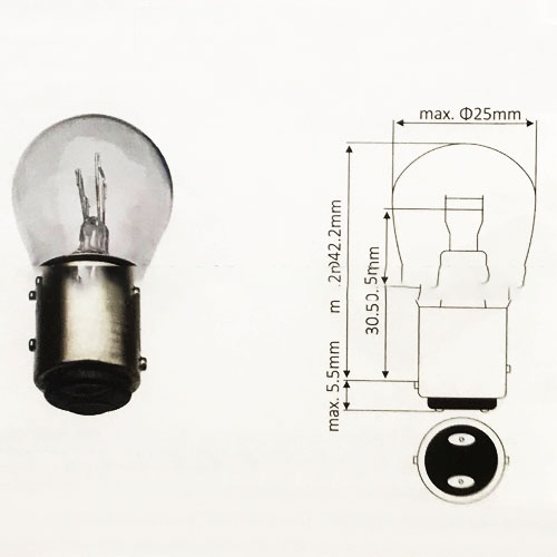 Bóng đèn thắng TCM 56V-25W/10W, FRB10~30-6/-7/-8