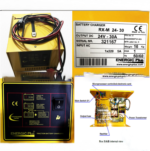 Sạc ắc quy xe nâng 24V-30A